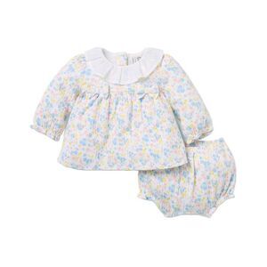 Janie And Jack Girls  Floral Pointelle Matching Set